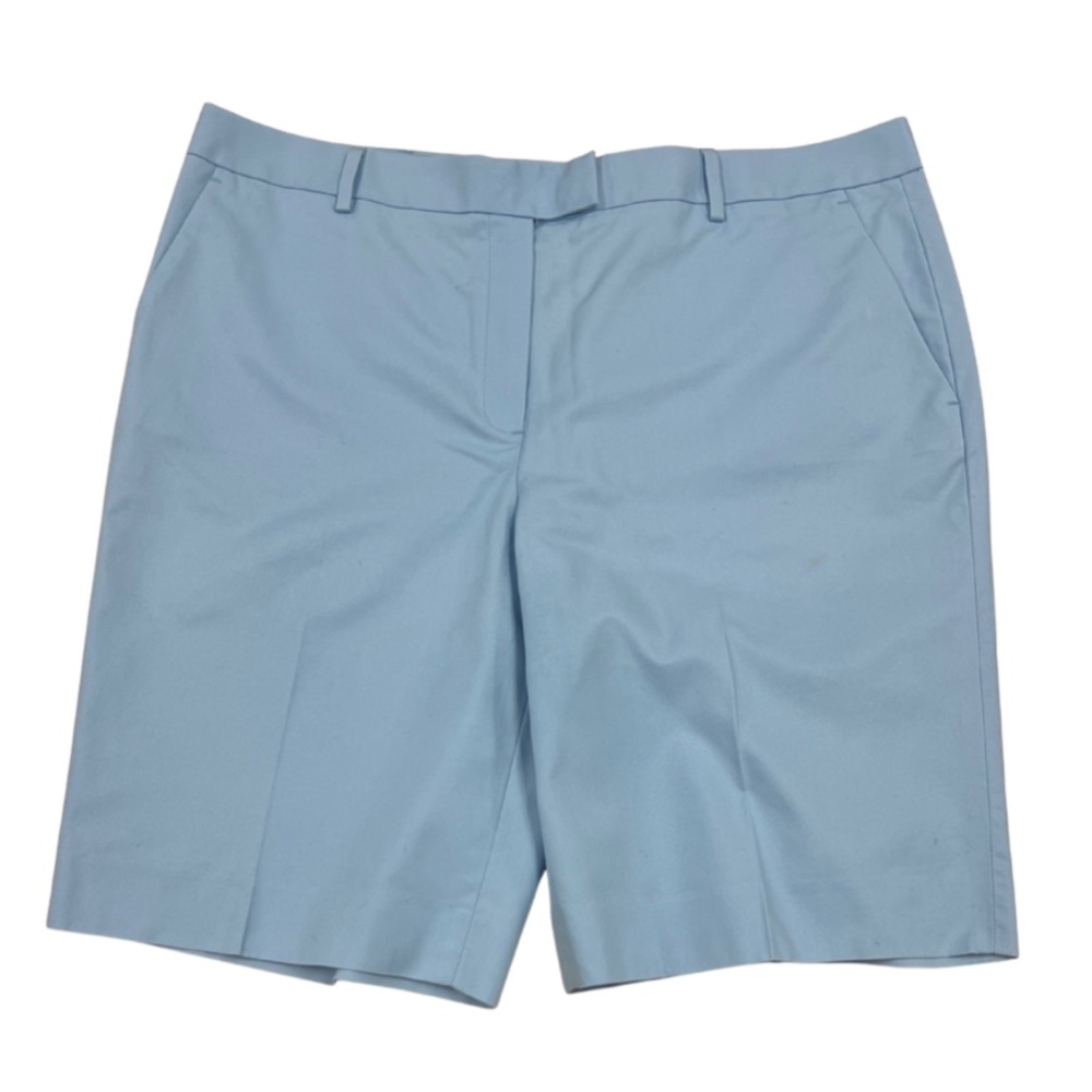 Brooks Brothers Preppy Chino Light Blue Cotton Bermuda Shorts 16